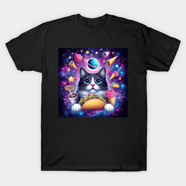 Sweet dreams of cat girl T-Shirt by Xonmau